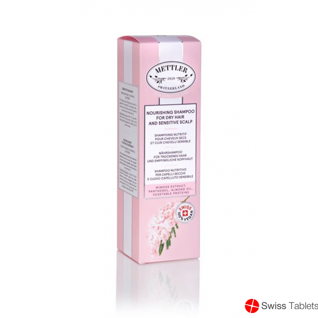 Mettler 200 ml shampoo for dry hair and sensitive scalp