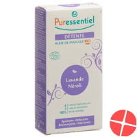 Puressentiel 100 ml relaxing lavender neroli massage oil bio