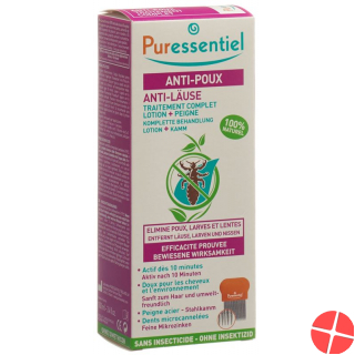 Puressentiel 100 ml anti-lice lotion with comb