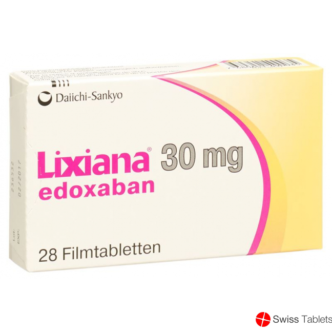 Lixiana Filmtabl 30 mg 28 pcs