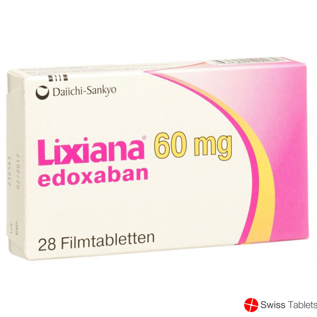 Lixiana Filmtabl 60 mg 28 pcs