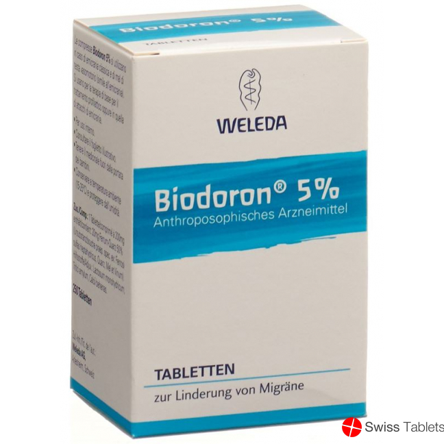 Biodoron 5% Tabl Glasfl 250 pcs