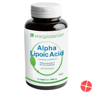 energybalance ALA alpha lipoic acid 600 mg 90 caps