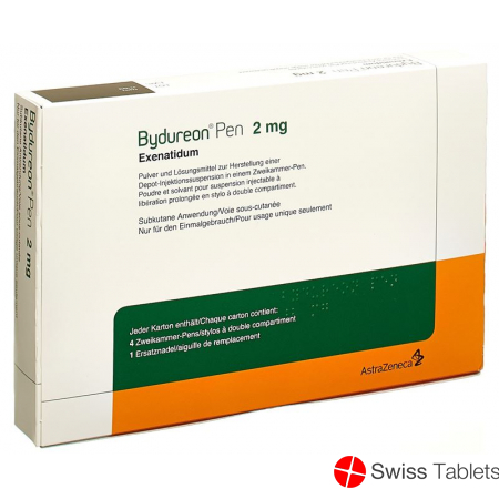 Bydureon Pen Trockensub 2 mg with solvent 4 pcs