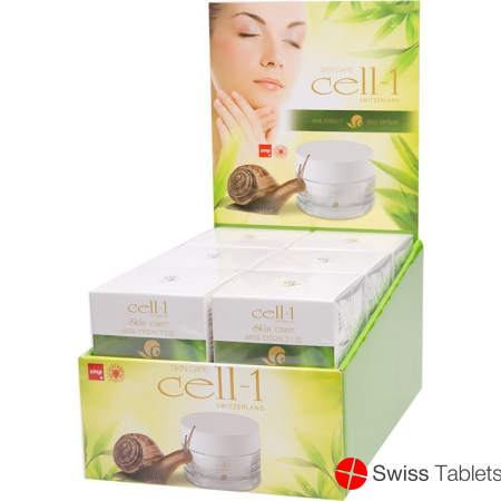 cell-one display for counter skin care 12 pieces
