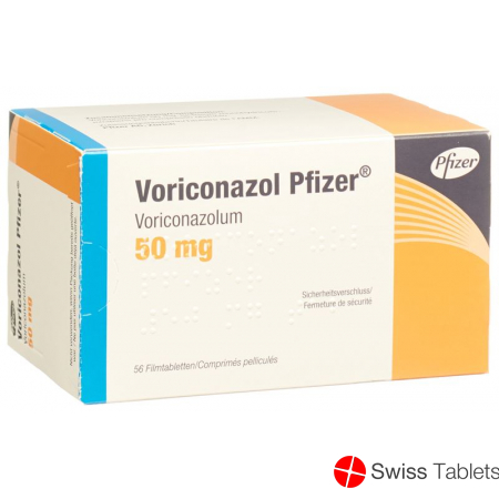 Voriconazole Pfizer Filmtabl 50 mg 56 pcs