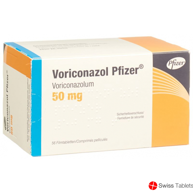 Voriconazole Pfizer Filmtabl 50 mg 56 pcs