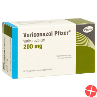 Voriconazole Pfizer Filmtabl 200 mg 28 pcs