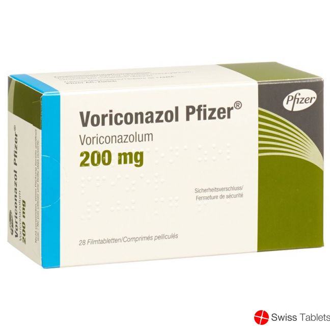 Voriconazole Pfizer Filmtabl 200 mg 28 pcs
