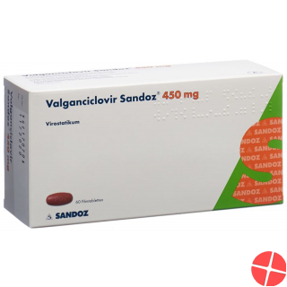 Valganciclovir Sandoz 450 mg 60 tablets