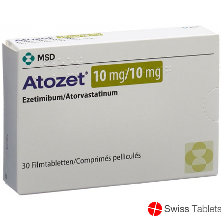 Atozet Filmtabl 10/10 mg 30 pcs