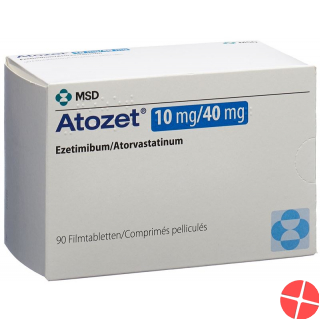 Atozet Filmtabl 10/40 mg 90 pcs