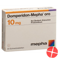 Domperidone Mepha oro Schmelztabl 10 mg 30 pcs