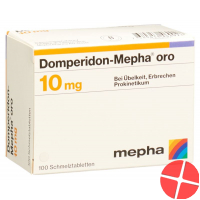Domperidone Mepha oro Schmelztabl 10 mg 100 pcs
