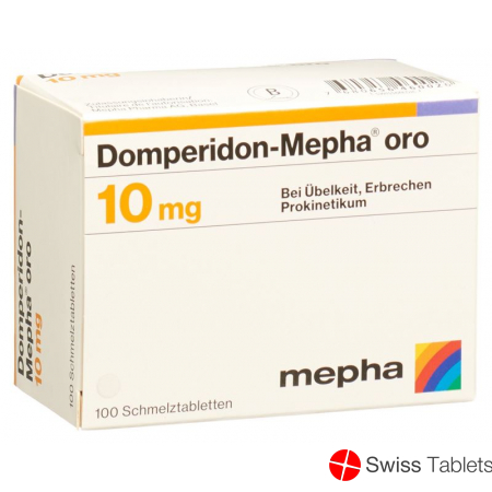 Domperidone Mepha oro Schmelztabl 10 mg 100 pcs