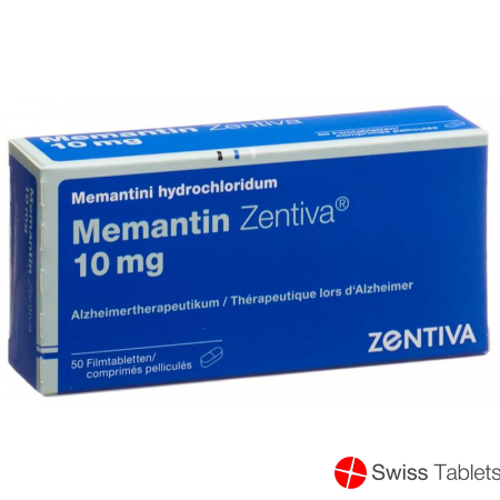 Memantine Zentiva Filmtabl 10 mg 50 pcs