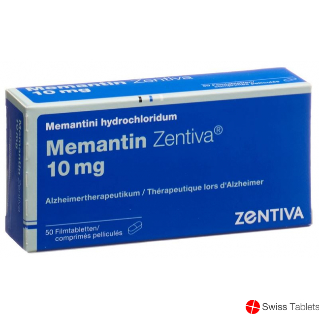 Memantine Zentiva Filmtabl 10 mg 50 pcs