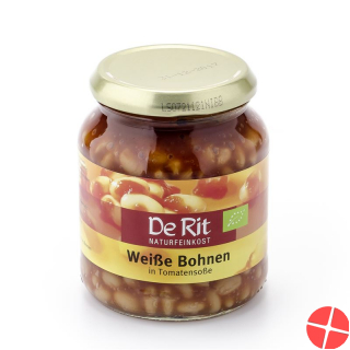 De Rit Weisse Bohnen Tomatensauce Bio 360g