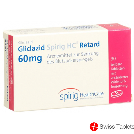 Gliclazide Spirig HC Ret Retard tablets 60 mg 30 pcs