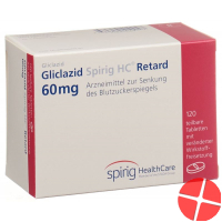 Gliclazide Spirig HC Ret Retard tablets 60 mg 120 pcs