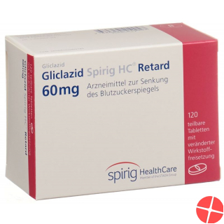Gliclazide Spirig HC Ret Retard tablets 60 mg 120 pcs