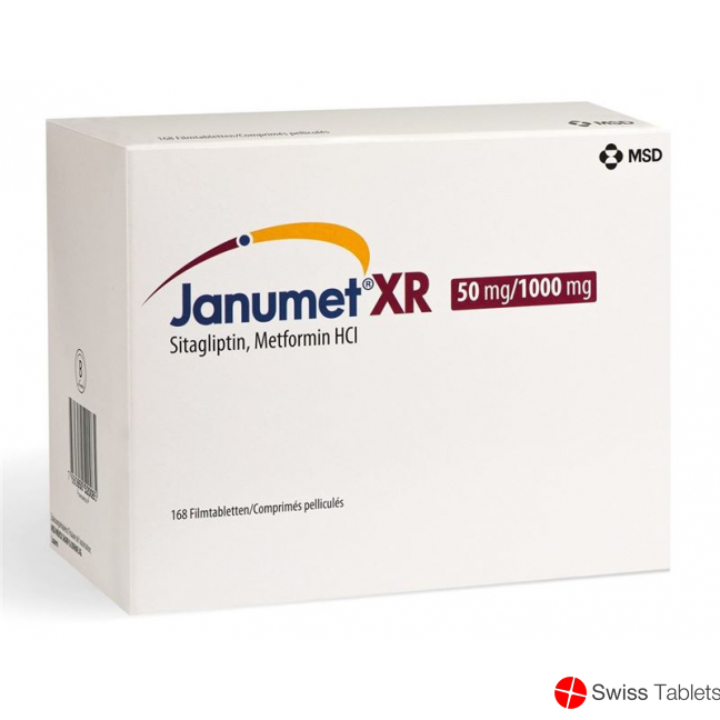 Janumet XR Ret Filmtabl 50/1000 mg Fl 56 pcs 3