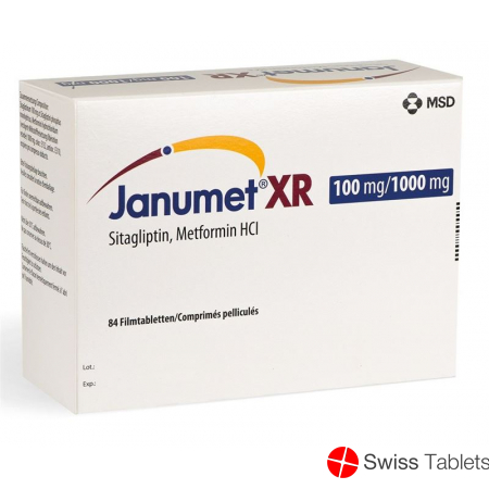Janumet XR Ret Filmtabl 100/1000 mg Fl 28 pcs 3