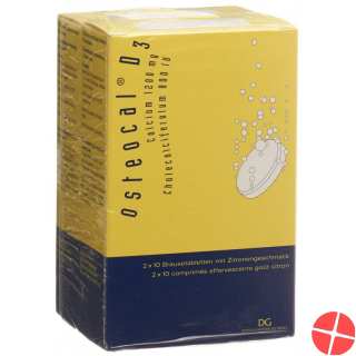 Osteocal D3 Brausetabl 1200/800 40 pcs