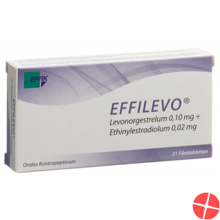 Effilevo Filmtabl 12:10 mg / 0.02 mg 21 pcs