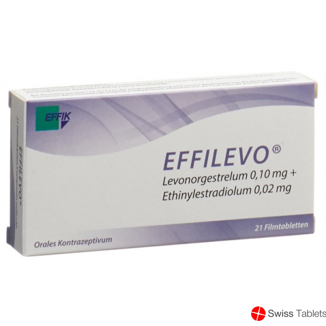 Effilevo Filmtabl 12:10 mg / 0.02 mg 21 pcs
