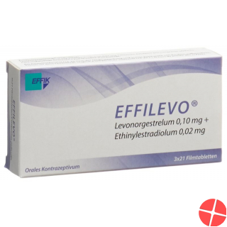 Effilevo Filmtabl 12:10 mg / 0.02 mg 3 x 21 pcs