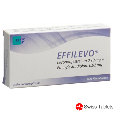 Effilevo Filmtabl 12:10 mg / 0.02 mg 3 x 21 pcs
