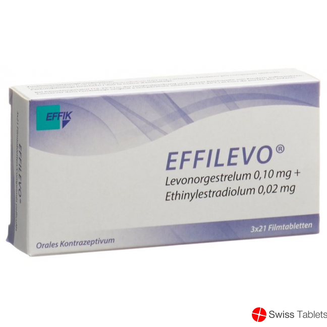 Effilevo Filmtabl 12:10 mg / 0.02 mg 3 x 21 pcs