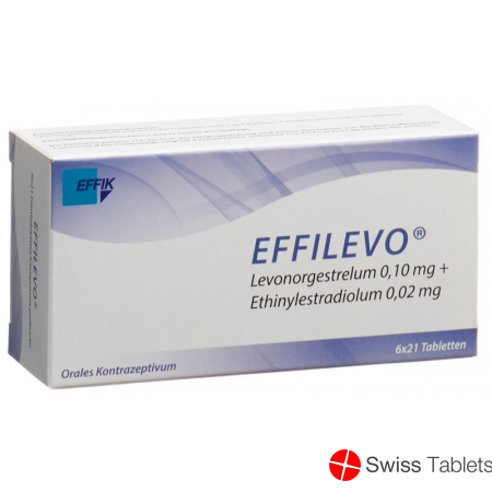 Effilevo Filmtabl 12:10 mg / 0.02 mg 6 x 21 pcs