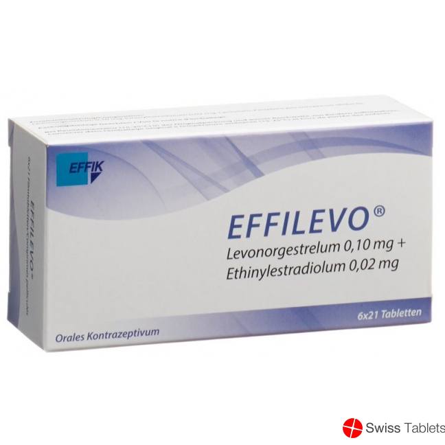 Effilevo Filmtabl 12:10 mg / 0.02 mg 6 x 21 pcs