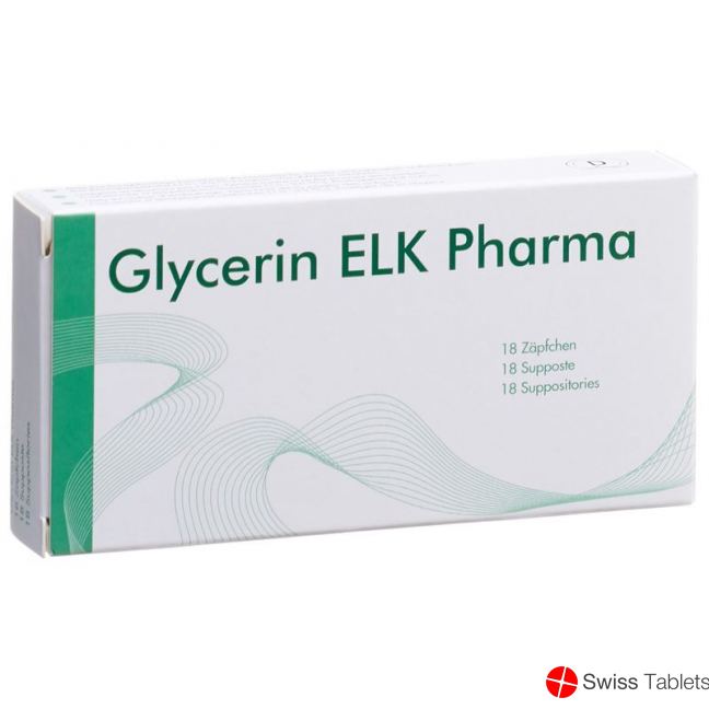 Glycerol ELK pharmaceutical Supp 18 pcs