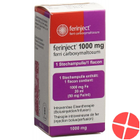 Ferinject Inj Lös 1000 mg / 20ml Durchstf 20 ml