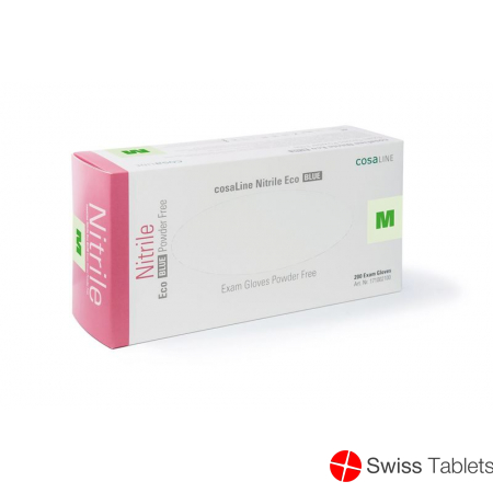 Cosaline Uhs M Nitril Eco Bl Puderfrei 200 Stück buy online