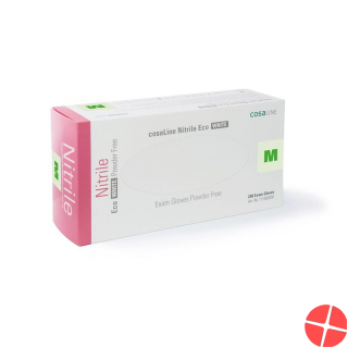 Cosaline Uhs M Nitril Eco Weiss Puderfrei 200 Stück Cosaline Uhs M Nitril Eco Weiss Puderfrei 200 Stück