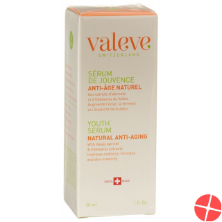 valeve Serum anti-age serum naturel de jouvence 30 ml