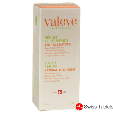 valeve Serum anti-age serum naturel de jouvence 30 ml