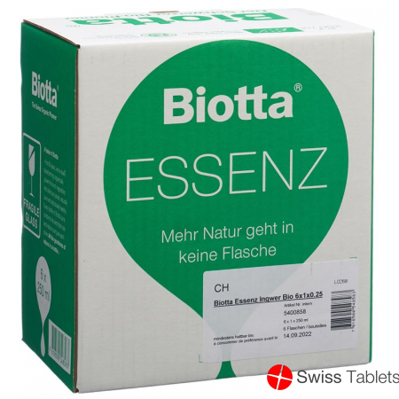 Biotta Bio Essence ginger 6 Fl 2.5 dl