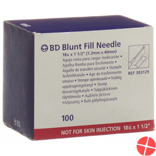 BD Blunt Fill Sicherheitsaufziehkanüle 100 Stück