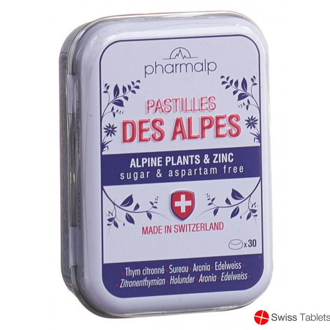 Pharmalp Pastilles Des Alpes 30 pieces