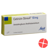 Cetirizine Streuli Filmtabl 10 mg 10 pcs
