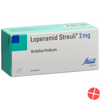 Loperamide 2 mg Streuli Kaps 60 pcs