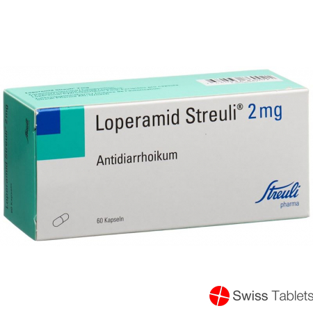 Loperamide 2 mg Streuli Kaps 60 pcs