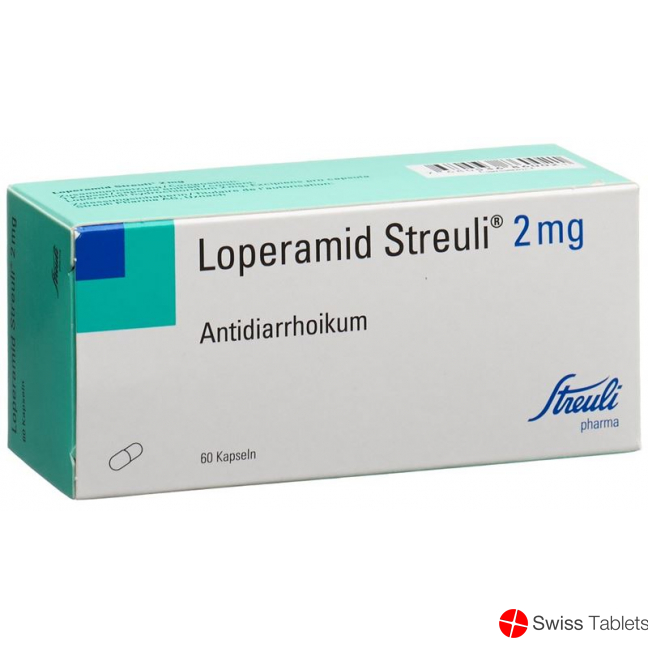 Loperamide 2 mg Streuli Kaps 60 pcs