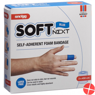 Snögg soft patch Next 3cmx4.5m blue