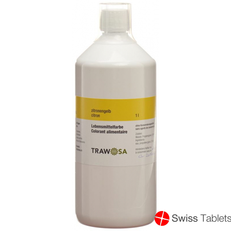 1000 Trawosa food dye lemon yellow ml